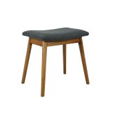 スツール 完成品 無垢材 レッドオーク 天然木 ナチュラル・ブラウン 本体:W46xD32xH43cm座面:W43xD29cm 椅子 腰掛け チェア コンパクト ナチュラル ブラウン おしゃれ