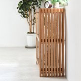 ラック　ガラス 天然木 北欧 木製 本棚　棚 収納家具 格子 おしゃれ オイル アンティーク 植物性オイル 塗装 モダン ハンドメイド ナチュラル