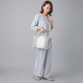 ブリーフバッグ ポロサス スモールクロコダイル レディース ヒマラヤクロコダイル ヒマラヤポロサス センター取り 日本製 2way バッグ ビジネスバッグ 鞄 ギフト プレゼント 4F (06002010r)