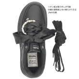 厚底スニーカー レディース ジュニア ガールズ 女の子 靴 厚底リボンガーリースニーカー リボン サテン チャーム 2WAY 厚底 軽量 ガーリー 韓国風 KewKew 2464 キューキュー