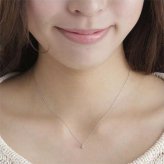 純プラチナ 0.1ct ダイヤモンド ペンダント ネックレス Pt999 レディース アクセサリー ジュエリー 華奢 上品 シンプル プレゼント ギフト 記念日 誕生日