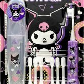 こどもハピカ 電動歯ブラシ はじめてセット 本体 替ブラシ6本 ハードケース付 超微細タタキ振動 毎分7,000回 やわらかめ 日本製 虫歯予防 仕上げ磨き 子供用 キッズ こども 歯磨き