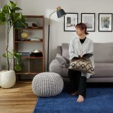 クッション インテリアクッション 手織り おしゃれ インド ウール 北欧 天然素材 高級 お洒落 45×45 40×60 インド製 クッション グラム