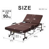 電動ベッド 介護 折り畳み マットレス付 ハイタイプ リクライニングベッド 折りたたみ 電動リクライニングベッド アイリスオーヤマ OTB-KDH-R *