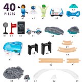 【10/1～順次発送】ブリオ レールトイ BRIO スペースステーションセット  | 誕生日プレゼント 名入れ   3歳 4歳 5歳 女の子 男の子 誕生日 プレゼント おもちゃ  宇宙 スペースシャトル 木製 レールウェイ 電車 木のおもちゃ 木製玩具 誕生日 プレゼント ギフト brio 木製レール BRIO ブリオ