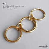 ステンレス 3連リング コネクテッドリング ごつめ ワイド ボリューム ゴールド 指輪 重厚感 太め 大きめ 存在感 メタル お洒落 重ね 大人っぽい プチプラ レディース 女性 金属アレルギー対応