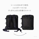 3way メンズ ビジネスバッグ シンプル 大容量 A4 リュック ショルダーバッグ 軽量 服部 豊岡 鞄 ブランド ビジネス ブラック ネイビー VELBA 126027 メンズ