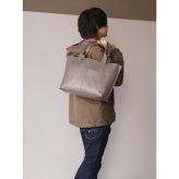 本革 トートバッグ メンズ A4 PC 日本製 大きめ 通勤 通学 大容量 仕切り トート jamale ブランド ファスナー 旅行バッグ ビジネスバッグ 出張 ビジネス ファスナー 自立 ギフト プレゼント 4FB (07000653-mens-1r)