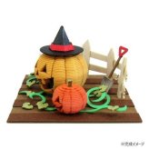 みにちゅあーとキット ハロウィン かぼちゃ畑 MP05-17 ペーパークラフト ジオラマ ミニチュア 模型 組み立てキット ホビー 雑貨 インテリア 季節装飾