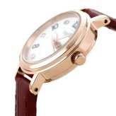 セイコー レディース 腕時計 ブランド カレンダー AHJK446 SEIKO アルバ アンジェーヌ ホワイト ワインレッド 赤