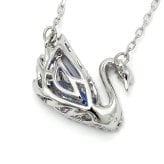 スワロフスキー swarovski ネックレス アクセサリー 5533397 Swan スワン レディース ブルー 海外正規品