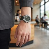 箱なし カシオ 腕時計 メンズ CASIO グリーン ブラック シルバー クロノグラフ 100m防水 カレンダー 大きめ 軽量 スポーツ 海外モデル 逆輸入 アウトドア 誕生日 プレゼント ギフト 成人 卒業 入学