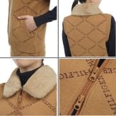 トミーヒルフィガー ゴルフ レディース ベスト モノグラムジャカード ファートリム ニットベスト TOMMY HILFIGER GOLF THLA487 秋冬モデル お誕生日祝い お祝い 記念品 30代 40代 50代 60代 母の日 お母さん 還暦祝い 敬老の日 彼女 人気プレゼント プレゼント