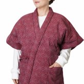 はんてん レディース 久留米 打ち合わせ 麻の葉柄 16100 冬 丹前 半天 久留米 綿入り 暖かい 半纏 袢纏 どてら ちゃんちゃんこ 丹前 おしゃれ 冬 あたたかい 部屋着 敬老の日 プレゼント ギフト ルームウエア 防寒着 40代 50代 60代 70代
