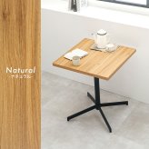 テーブル＆チェア３点セット LT-4930-34S カフェテーブル 幅60×奥行60cm ヴィンテージ調 チェア 選べる12パターン ダイニングセット 異素材 美しい天板 木目柄 天板 メラミン樹脂加工 コンクリート調 T字脚 おしゃれ 新生活