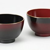 ぼかし塗　汁椀ペア インテリア 漆器 盆 カタログギフト 景品 粗品