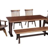 ダイニング家具 ダイニングテーブル 6点セット ダイニング テーブル タモ長方形 幅 180cm オーク材 無垢材 木製 天然木 天板 一枚板 食卓 ナチュラル 食卓椅子 シンプル モダン おしゃれ
