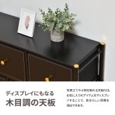 収納チェスト Tidying ONLS0386 引出し収納 不織布チェスト リビング収納 シンプルスタイル モダン 角型 木製 フェイクレザー 大容量 収納幅100cm 奥行31.5cm 高さ58cm 新生活