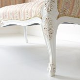 ソファ 座椅子 姫系 家具 二人用 かわいい ロココ 猫脚 アンティーク風 エステサロン シェル 型 ゴージャス アンティーク調 ゴシック ー 2人掛け シャビーシック エレガント フレンチ ヨーロピアン 猫足 貝殻 マーメイド