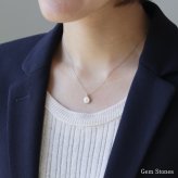 le lien rond ゴールド シルバー ネックレス シンプル 可愛い 丸い プチ つけっぱなし お洒落 レディース 18金 K18 地金 ペンダント ジュエリー アクセサリー プレゼント ギフト 記念日
