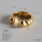 ステンレス ツイストイヤーカフ ロープ シンプルイヤーカフ ぷっくり かわいい 小ぶり ひねり ゴールド 18KGP 片耳1点 プチプラ 耳の穴不要 痛くない レディース 女性 金属アレルギー対応フェイクピアス ノンホール イヤリング