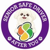 カーサイン 高齢者マーク SENIOR SAFE DRIVER マルペキ ステッカー シール 直径13cm 肉球 日本製 車