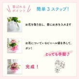 【花瓶いらずのミニブーケ】【選べる3色】【Sサイズ】【クール便】そのまま飾れる 到着日指定可 最短翌日お届け スタンドブーケ スタンディングブーケ | 敬老の日 誕生日 結婚祝い 出産祝い 還暦祝い 退職祝い 結婚記念日 引っ越し祝い 新築祝い 産休祝い 開業・開店祝い 記念日 開店祝い 周年祝い ペットのお悔やみ お悔やみ