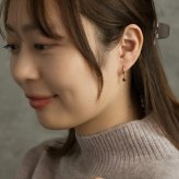 フープピアス用 天然石 誕生石 チャーム 3mm 4mm ガーネット アメジスト ペリドット シトリン ブルートパーズ 付け替え イメチェン おしゃれ かわいい