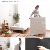 ベッド 寝具 脚付きマットレス セミダブル ウレタン 分割 抗菌 防臭 防ダニ加工済 幅120cm 本体厚み約１６cm 1年保証 マットレス付き マットレス 足元 収納 送料無料 一人暮らし