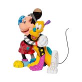 ミッキー&プルート ハグ Romero Britto 21cm | ロメロ・ブリット デザイン アート 正規輸入品