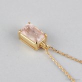  非加熱 ピーチサファイア　1.87ct ネックレス ペンダント 18金 K18 シンプル 一粒 一石 女性 プレゼント ギフト 誕生石 サファイア ピンク サファイアネックレス Drops