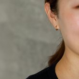 【ジュエリーの町 山梨県甲府製】 K18 フープピアス 18金 片耳 2x10mm 日本製 1個売り プレゼント ギフト メンズ レディース 金属アレルギー対応 品質保証書