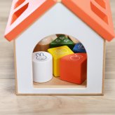 【10/6発売】積み木 ミッフィー パズルハウス | 1歳半 知育玩具 おもちゃ 子供 男の子 女の子 木のおもちゃ ミッフィー ブルーナ 出産祝い 木製玩具 知育玩具 女の子 男の子 キッズ 幼児 子ども 木製 NICHIGAN ニチガン