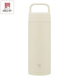 象印 ステンレスマグ ハンドル付き 500ml エクリュ マグボトル 保温保冷 食器洗い乾燥機対応【北海道・沖縄県・離島 配送不可】