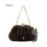 アナスイ ANNASUI ハンドバッグ コティ 2way 口金 ファー  レディース ブランド 正規品 新品 ギフト プレゼント 人気 おすすめ 誕生日 記念日 クリスマス 送料無料  ラッピング無料ans522386