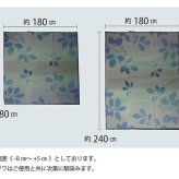 夏ラグ 夏用カーペット い草ラグ おしゃれ シンプル カーペット 『ルース』 約180×240cmマット 井草 ゴザ マット 涼しい 抗菌 おしゃれな 置く 敷く かわいい 防虫