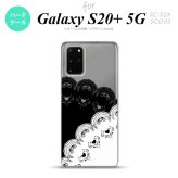 SC-52A SCG02 Galaxy S20+ 5G スマホケース ハードケース レース B 黒 白 メンズ レディース nk-s20p-726