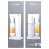 Drinkmate 641　家庭用炭酸飲料メーカー　スターターキット　電気不要　手動タイプ　ブラック／ホワイト　ガスシリンダー60L付　屋内外使用OK　新生活　ホームパーティに。国内モデル　※商品詳細を選択