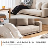 2.5人掛けローソファ 幅166cm×奥行71cm×高さ59cm(座面高:19cm) シンプル ポリエステル ウレタンフォーム Sバネ 組立品 自然と体を預けてリラックスした時間を過ごせます 小さなお子様やペットのいるご家庭にも です アイボリー 新生活