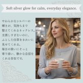 英国製 ハンドメイド パールネックレス レディース サークル シルバー 925 スターリングシルバー 誕生日 プレゼント ギフト