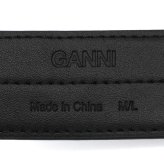 GANNI ガニー ベルト A6586-099 Black Double Eyelet Belt アイレット ブラック