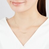 【無料ラッピング】  ヨンドシー 4℃ EAU DOUCE4℃【6月誕生石】K10 イエローゴールド ネックレス ムーンストーン ダイヤモンド レディース ブランド 正規品 新品 ギフト プレゼント 人気 おすすめ 誕生日 記念日 クリスマス 送料無料
