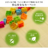 ラグ カーペット 洗える 日本製 国産 抗菌 防臭 消臭 アウトドア レジャー 敷物 和室 シンプル 江戸間8畳(約348×352cm)