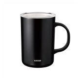 ハリオ セラミックコーティング 真空二重保温マグ 470mL ブラック マグカップ ステンレスマグ 保温保冷 カップ【北海道・沖縄県・離島 配送不可】