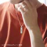 ハワイアンジュエリー ネックレス シルバー マイレリーフ シルバー ネックレス 刻印 無料 誕生石入れ可 LLサイズ 定番 プレート シルバー925 ギフトラッピング可能 プレゼント ハロウィン 【品番：CG-SP11209】