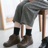 ハンズフリー 立ったまま履ける靴 レディース ショートブーツ 防水 防滑 4E ゆったり 幅広 軽量 脱ぎ履き簡単 レースアップ 紐 楽すぽっ Parade 62916 パレード
