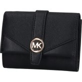 マイケルコース 二つ折り財布 二折財布 コンパクト レディース アウトレットブランド MICHAEL KORS グリニッチ 35S5GGRE6L-BK BLACK