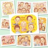 米寿 ギフト 似顔絵 名入れ 贈り物 プレゼント 手描き 米寿 誕生日 88歳 長寿 長寿祝い 大人数 家族 お父さん お母さん 両親 名入れ 下書き確認 修正無料 一生もの そっくり 親孝行 似てる 長寿 88歳 思い出 バレンタインデー カラフル 色紙 キレイ イラスト 贈答品 オーダーメイド ハロウィン ブライダルギフト 百寿祝い ホワイトデー 喜寿祝い