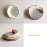 【カラーが選べる】michikake moon stone《月の満ち欠けを映す 三日月のアロマストーン》火を使わない香るインテリア