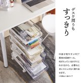 フェミニワゴン 3段 ONLS0381 キャスター付引き出し収納 リビング収納 韓国スタイル エレガント 角型 プラスチック キャスター付き収納ワゴン スリム 引き出し付き 小物収納 幅32cm 奥行37cm 高さ40cm 新生活